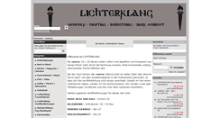 Desktop Screenshot of lichterklang.de